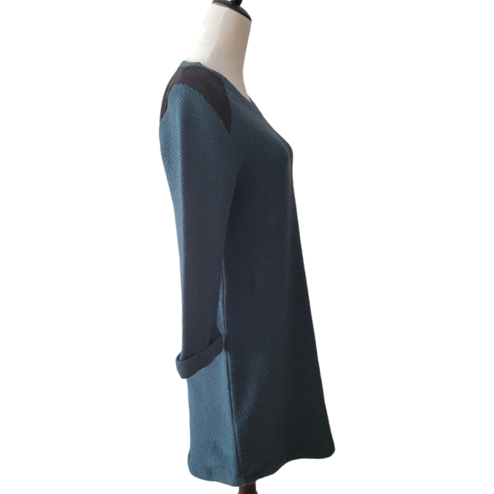Soft Surroundings Green Knit Dress Size Medium Petite - Picture 3 of 5